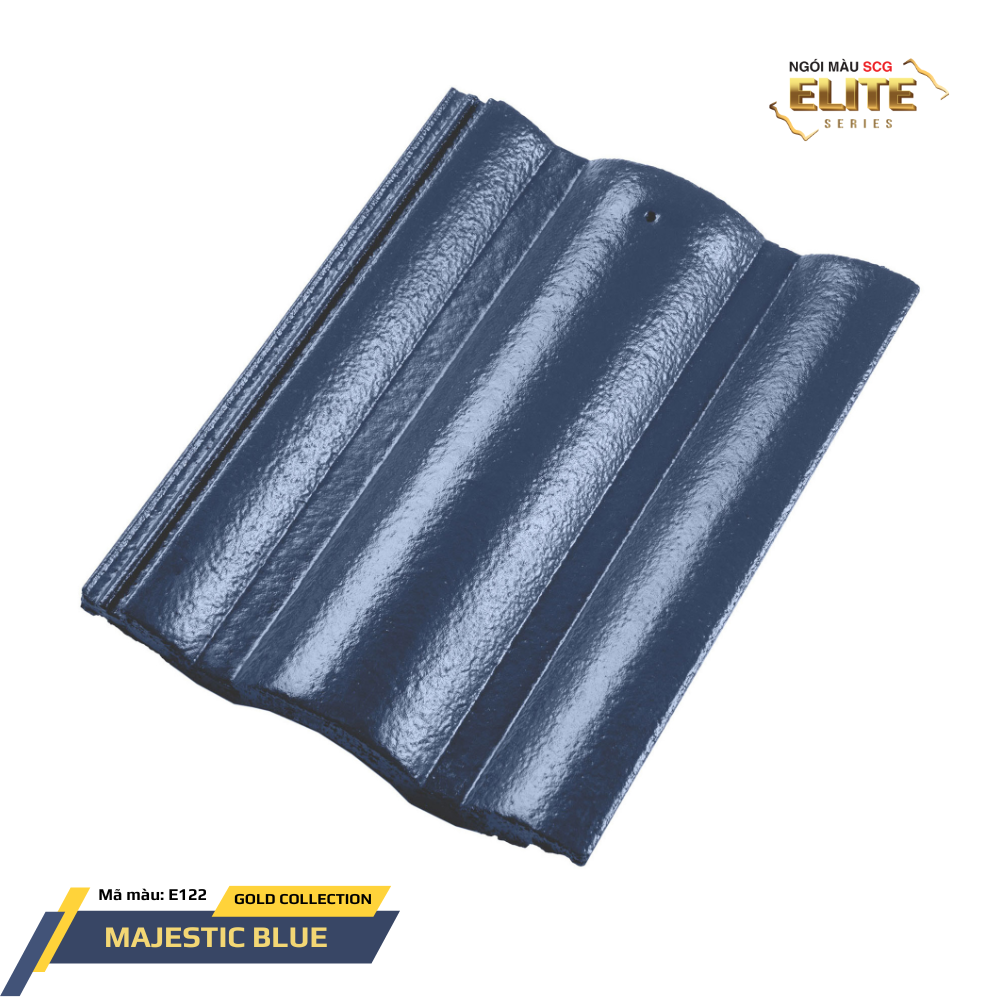Ngói sóng bê tông SCG Elite E122 – Majestic Blue