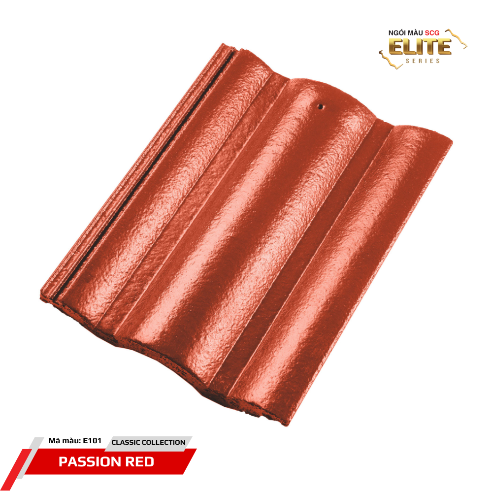 Ngói sóng bê tông SCG Elite E101 – Passion Red