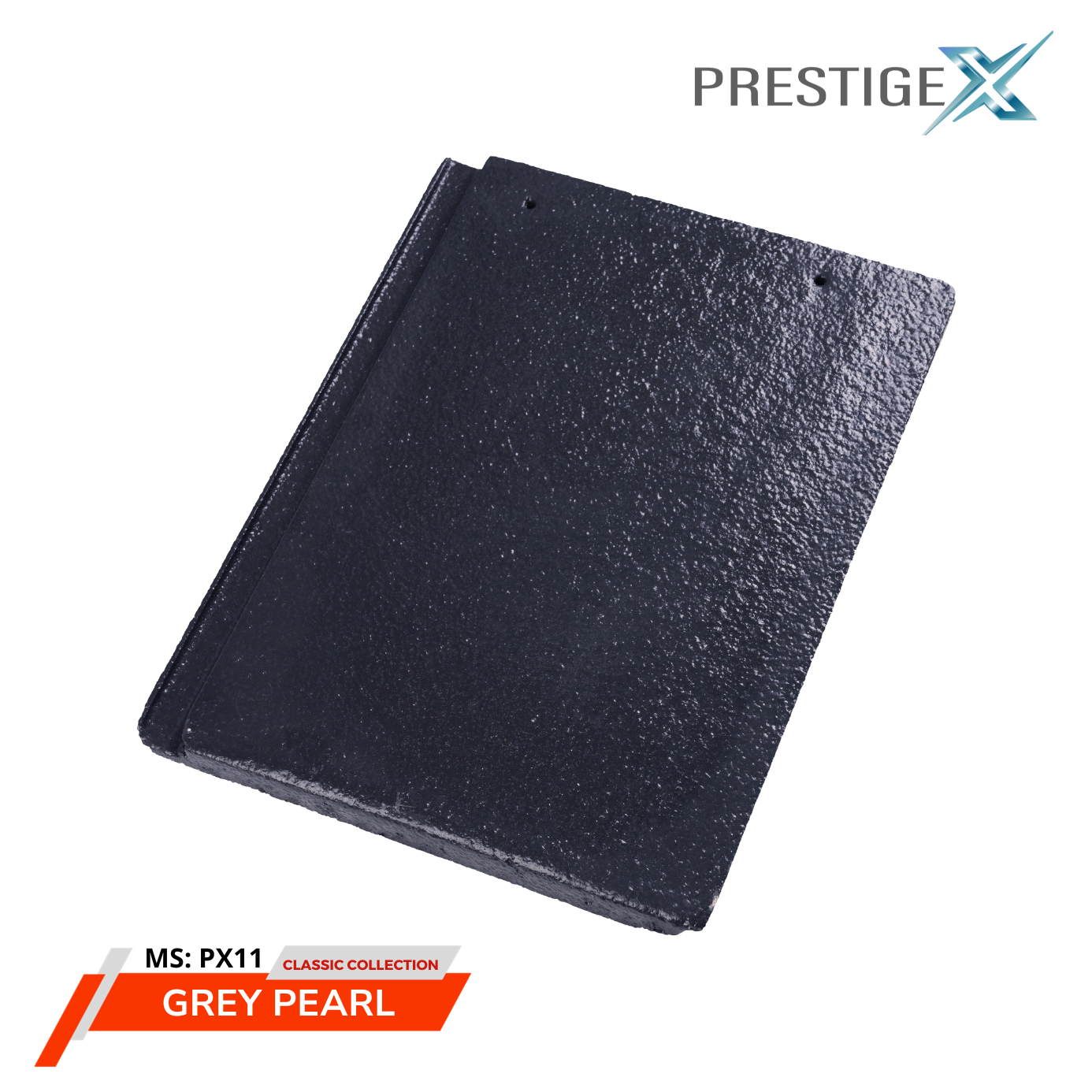 Ngói phẳng bê tông SCG 2 Màu P009 – Pewter Grey