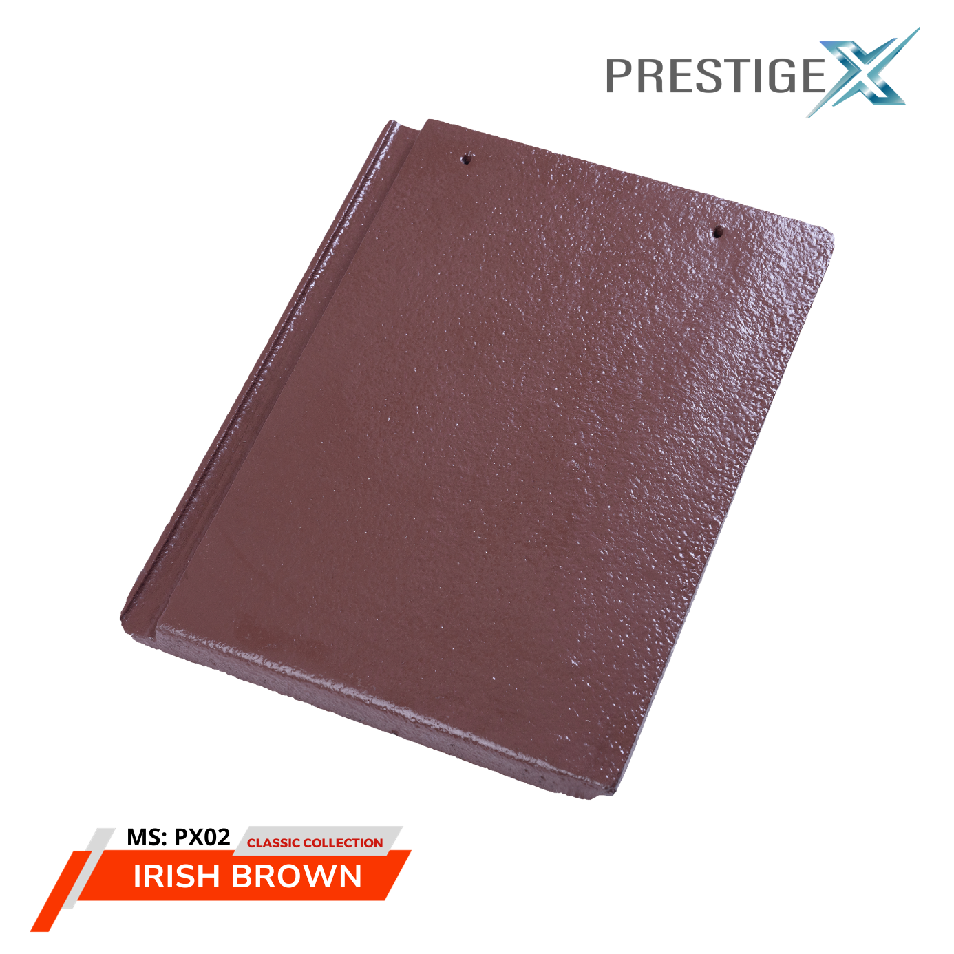 Ngói phẳng bê tông SCG Prestidge PX02 – Irish Brown